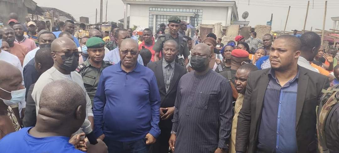 Delta State Government promises to assist victims of Ogbe-Ijoh market fire   