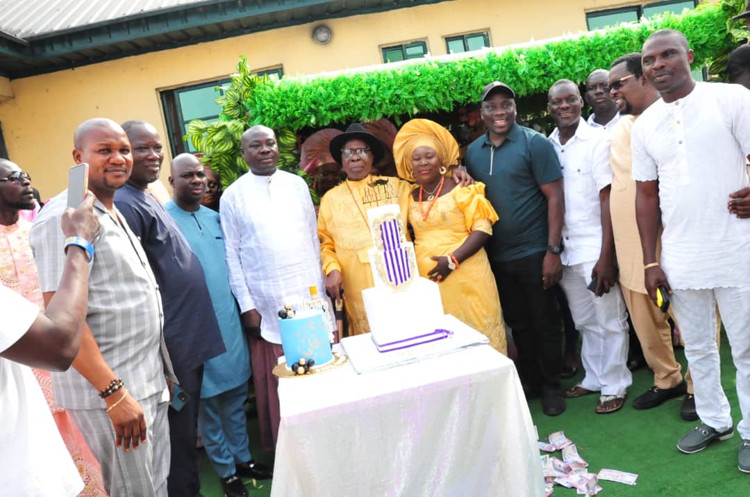 How DESOPADEC commissioner, Bebenimibo celebrated his father's 90th birthday in grand style