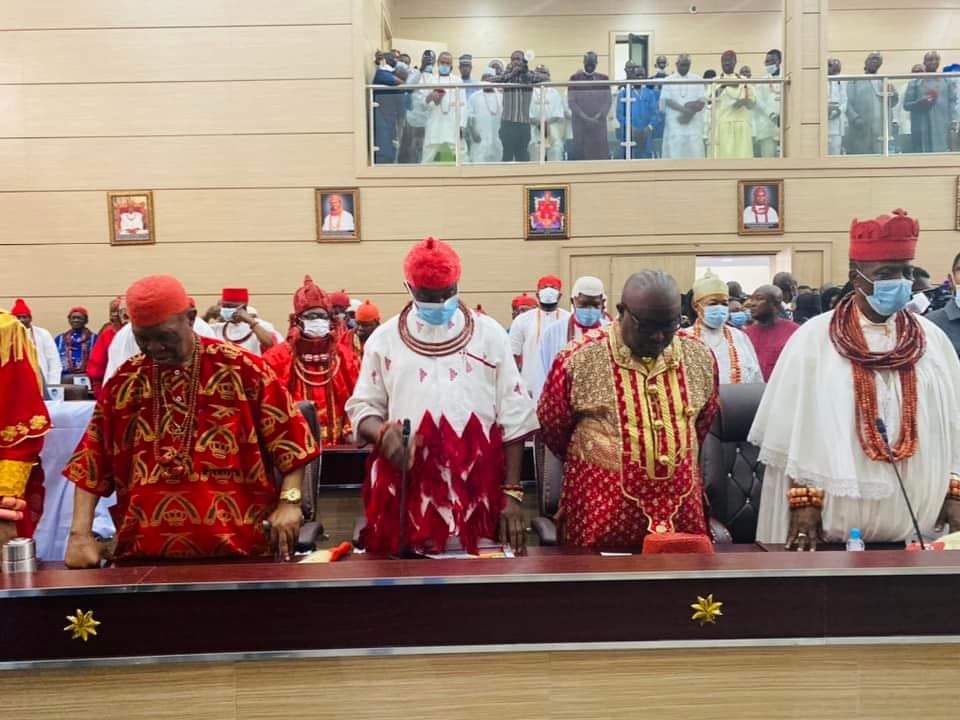 [PHOTOS] Delta State Governor Inaugurates Reconstituted Traditional Rulers Council