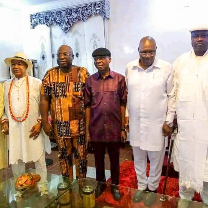Delta 2023: Three Ijaw governorship aspirants hold closed-door meeting with traditional rulers