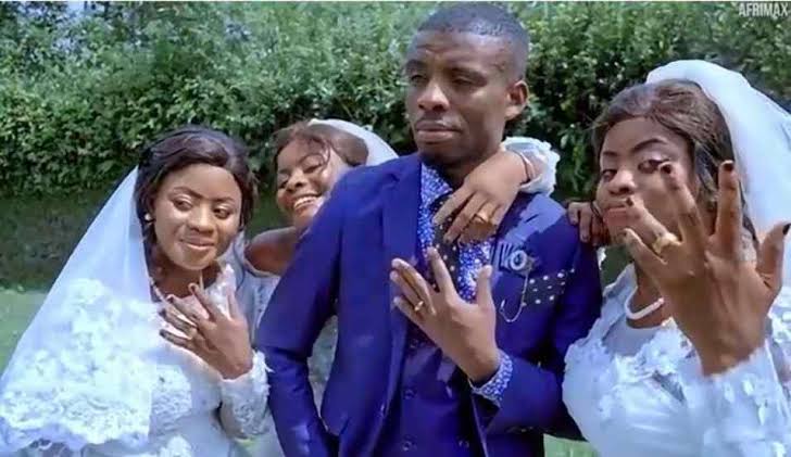 Man marries triplets same day in colourful wedding ceremony, says, "love has no limits"
