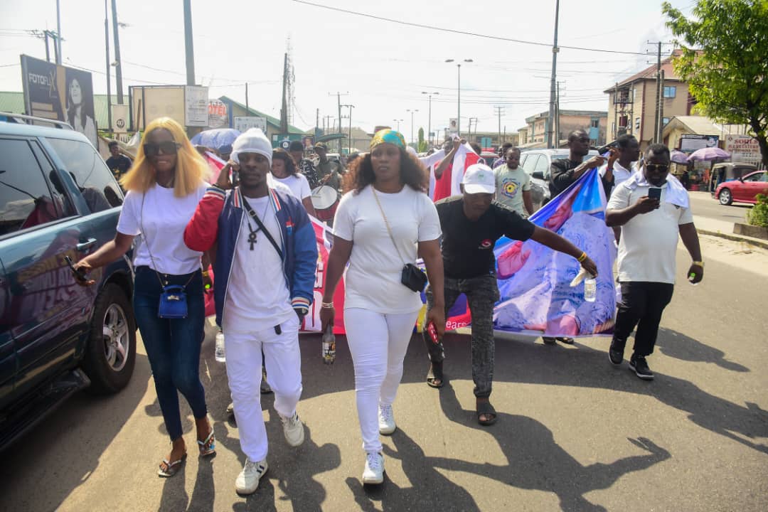 PICTORIAL: Hundreds march in Warri to honor Tompolo, advocate for the emancipation of Niger Delta