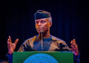 Watch the moment VP Yemi Osinbajo officially declared for President