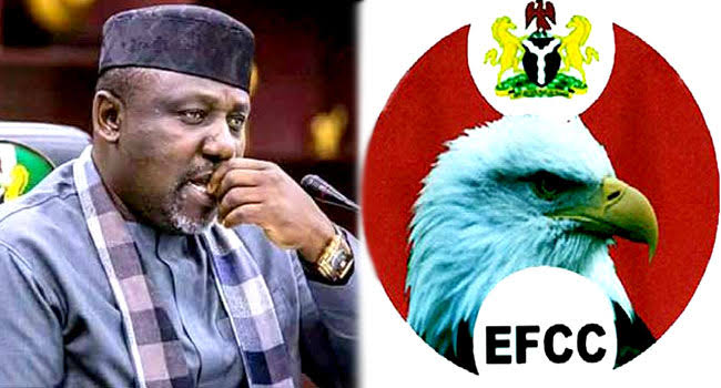 [VIDEO] EFCC takes over Rochas Okorocha’s house in Abuja