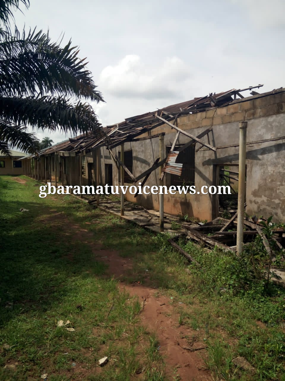 EYESORE: Deplorable state of St Charles College in Abavo, hometown of Gov. Okowa’s mother in Delta