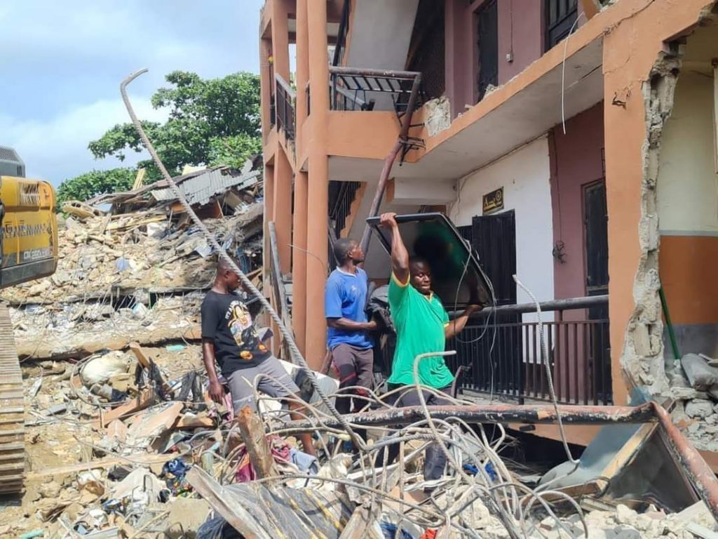 How customers died on top of prostitutes during Lagos building collapse