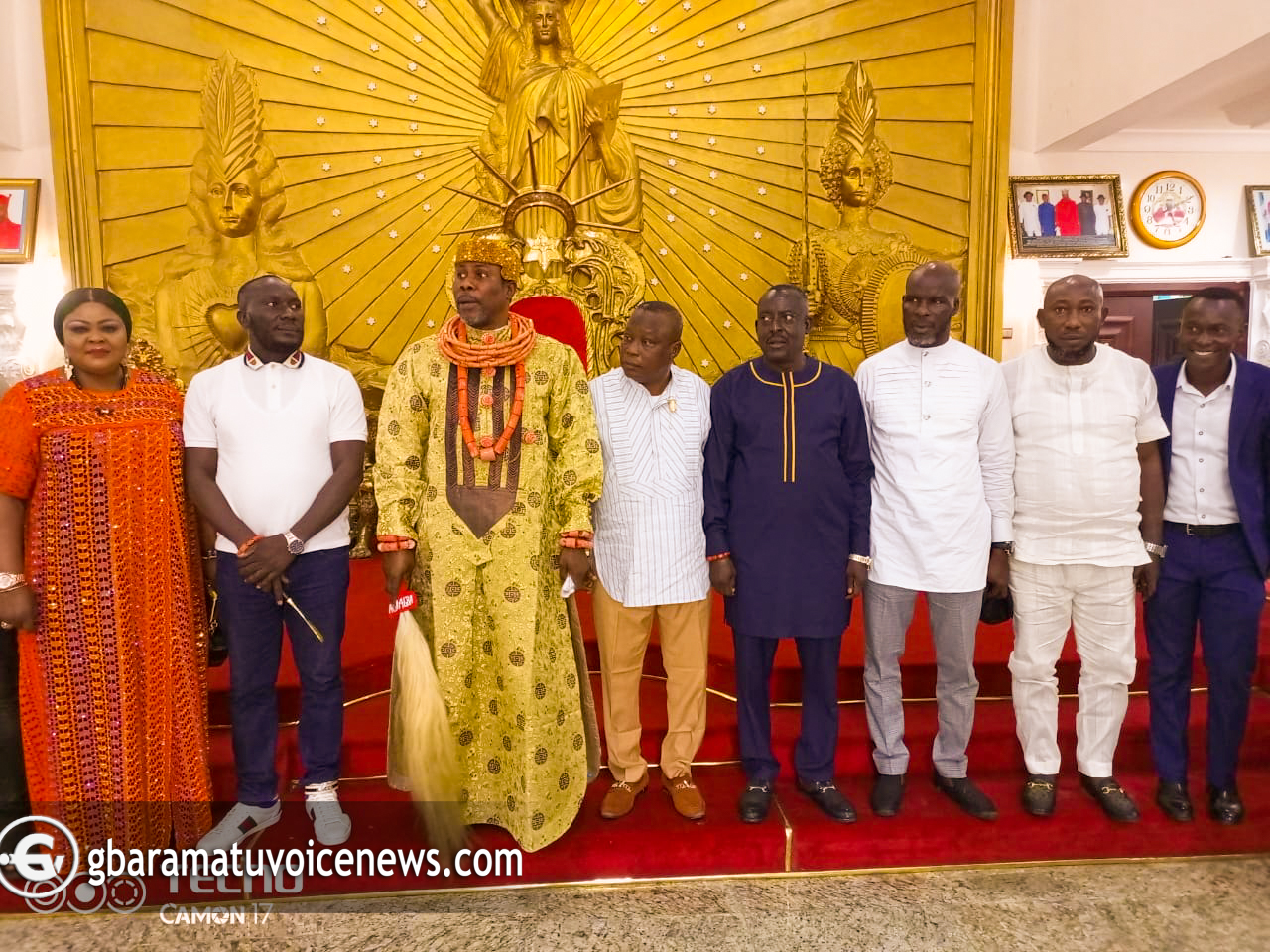 2023: APC leadership in Gbaramatu kingdom visits Oboro-Gbaraun II, Tompolo