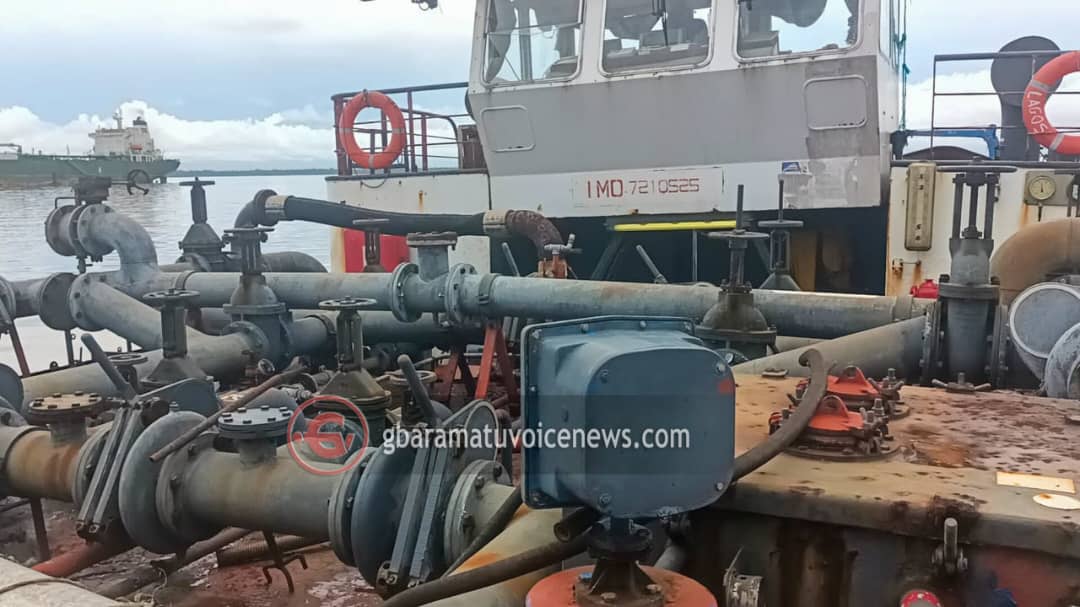[EXCLUSIVE] Tantita intercepts massive vessel loaded with illegal crude oil in Delta