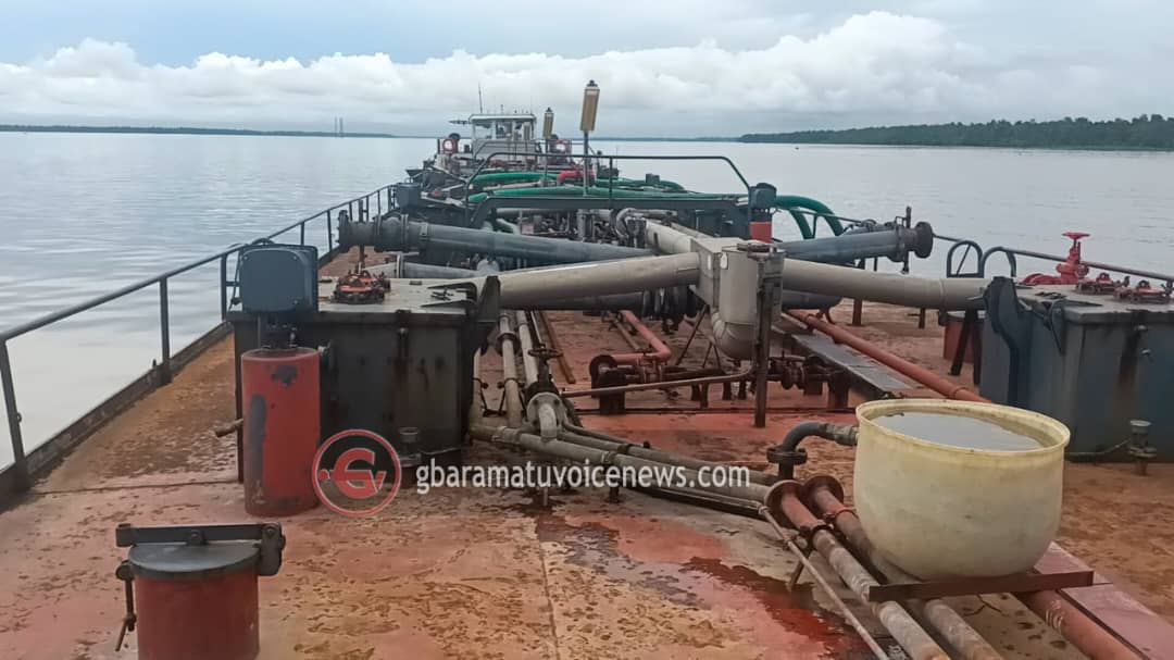 [EXCLUSIVE] Tompolo intercepts massive vessel loaded with illegal crude oil in Delta