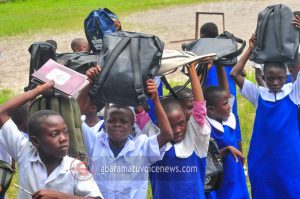 EBF donates school bags, uniforms, stationeries to students in Okerenkoko