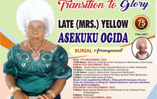 Niger Delta billionaire, Ogida plans carnival-like burial for mother