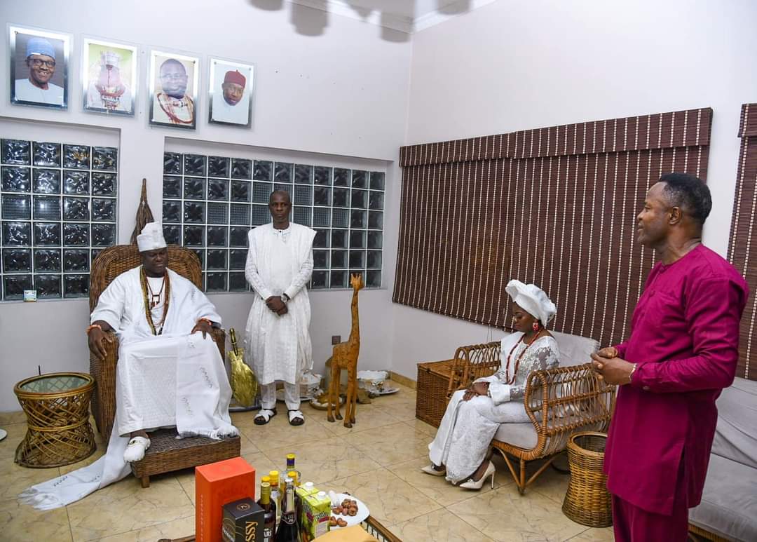 [PHOTOS] Oni of Ife visits Ayiri in Warri