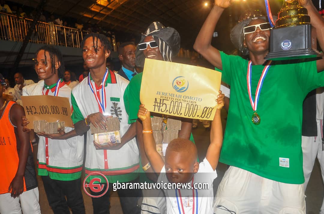 Participants at Prophet Omoto Dance Competition smile home with N15m as church empowers youths