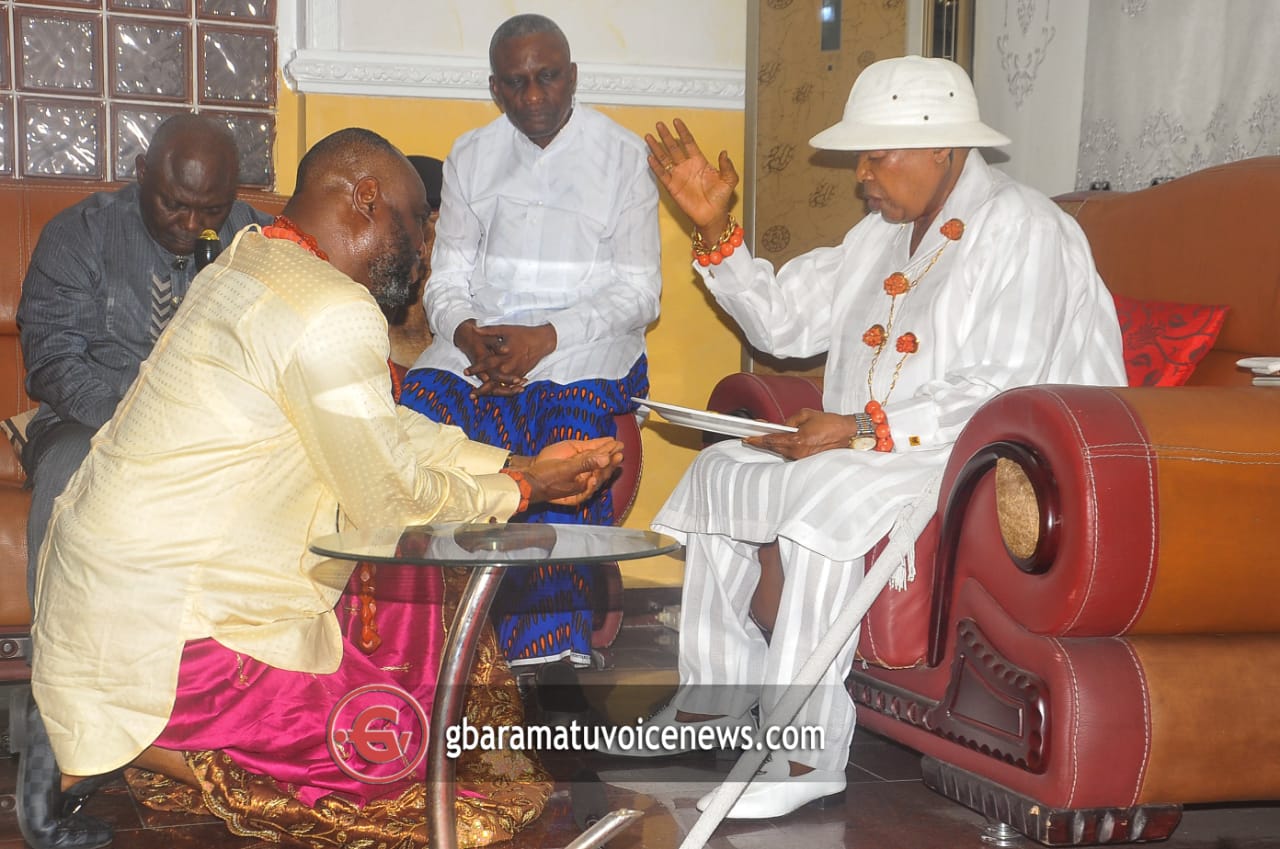 2023: Joel-Onowakpo, APC Delta South Senatorial Candidate, receives royal blessings from Ijaw traditional rulers