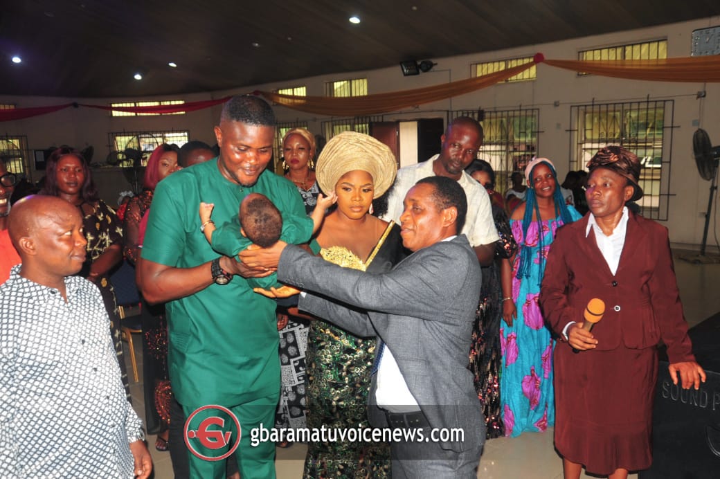 [PHOTOS] Celebration as Former MEND commander dedicates son in church