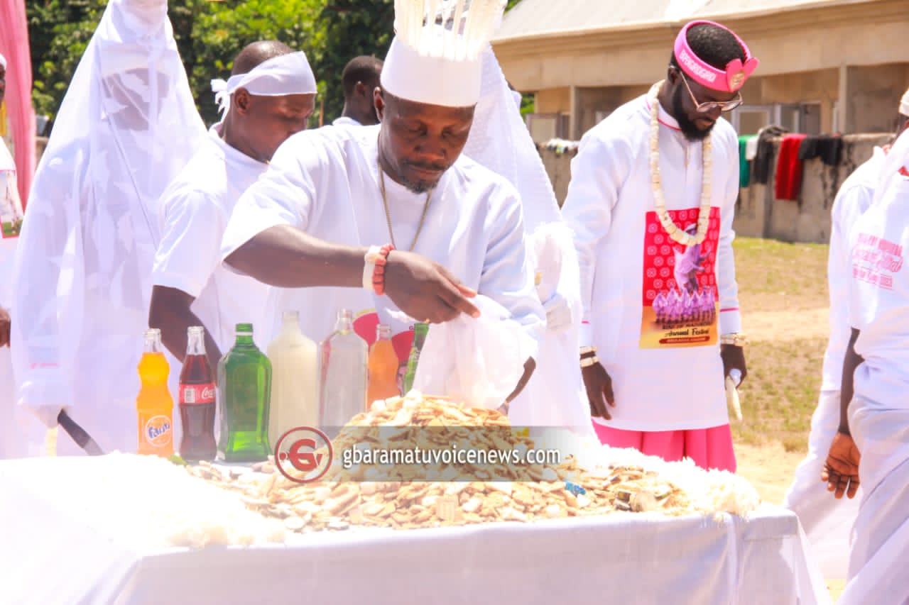 [PHOTO STORY] leads celebration of 2023 Bini-ebi Madinorbo Festival amidst pomp, pageantry