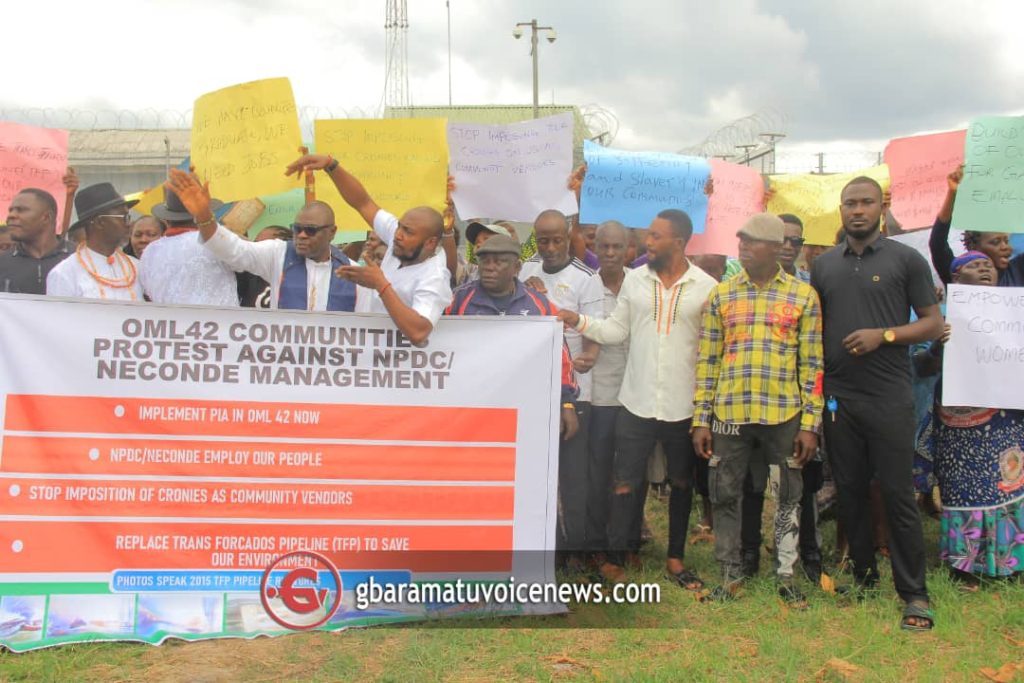 Ijaw communities storm Odidi Flow Station, protest non-implementation of PIA