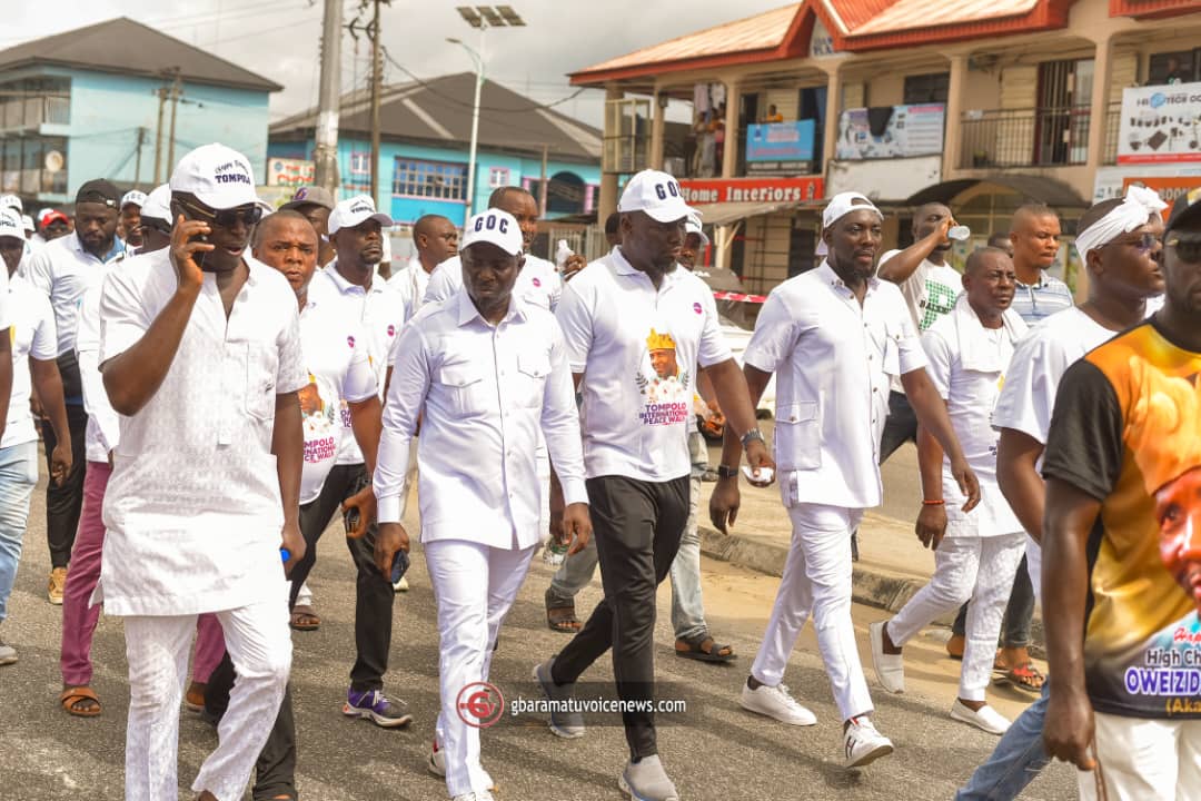 Warri on standstill as Niger Deltans join Tompolo on peace walk (PHOTOS)