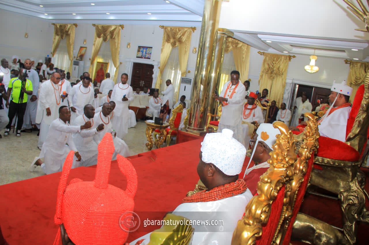 Pere of Gbaramatu installs Michael Johnny, 9 others as new chiefs