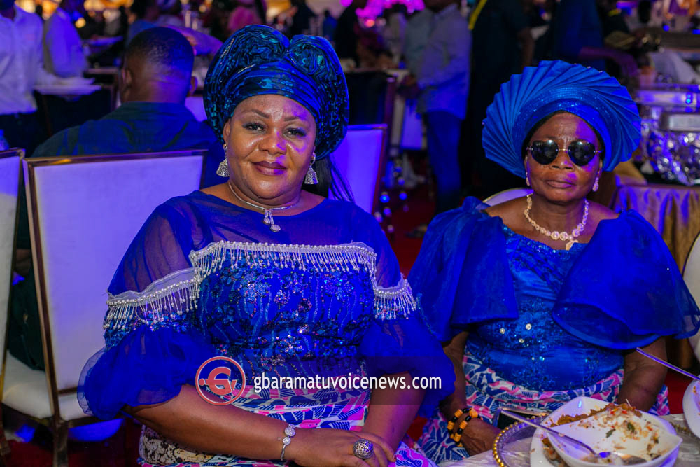 IN PICTURES: See how Bayelsa women stormed Governor Douye Diri's father's funeral in grand style