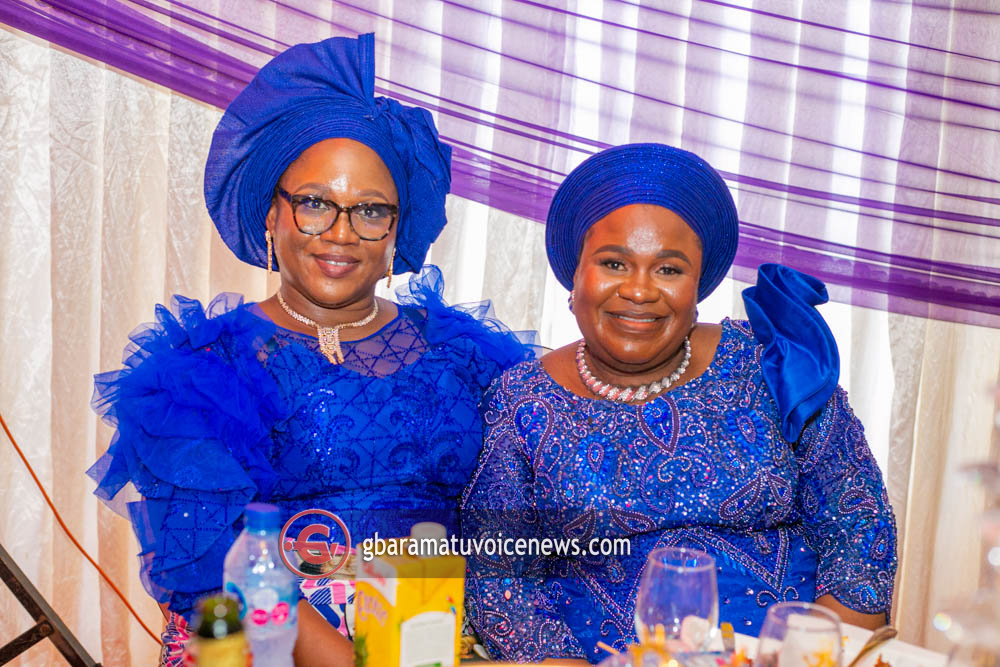 IN PICTURES: See how Bayelsa women stormed Governor Douye Diri's father's funeral in grand style