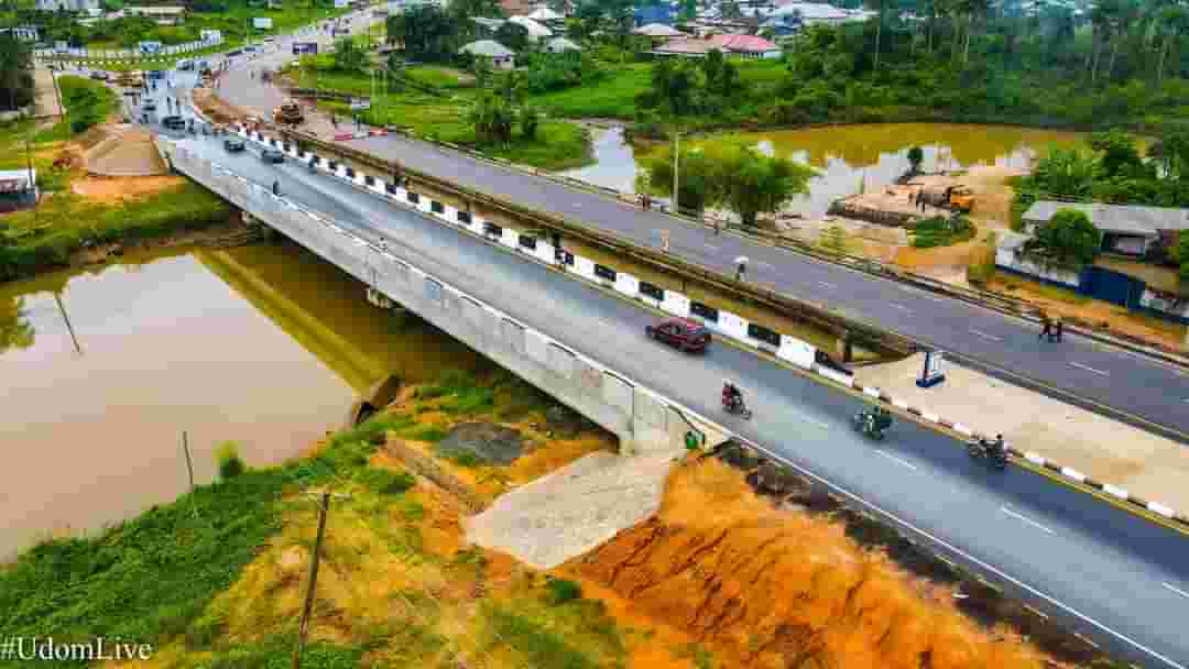 PICTORIAL: Obasanjo Commissions 23.4km Road In Akwa Ibom