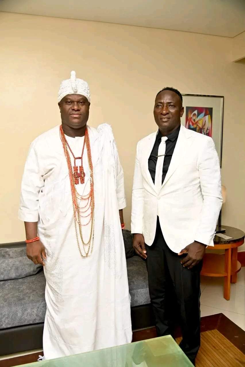 PHOTO SPEAK: Prophet Jeremiah visits the Ooni of Ife at his Palace in Ife