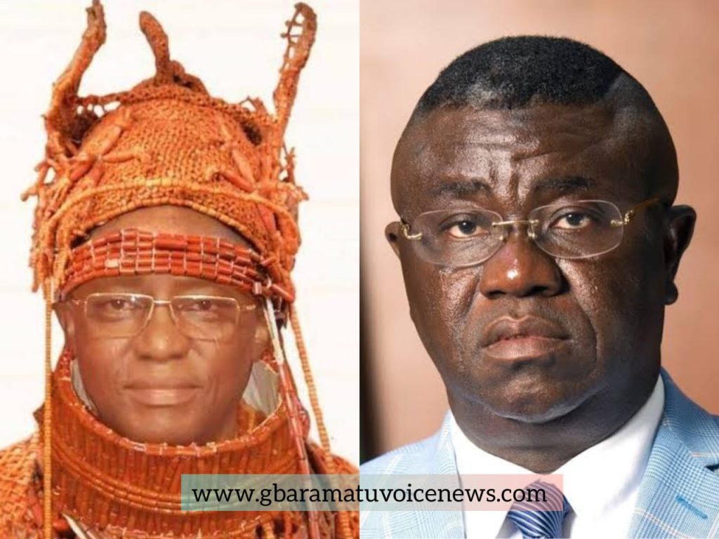You’re a disappointment – Oba of Benin blasts ex-minister Agba for performing ‘below expectation’