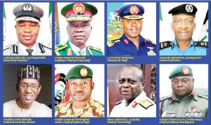 Full list of service chiefs, others appointed by President Tinubu