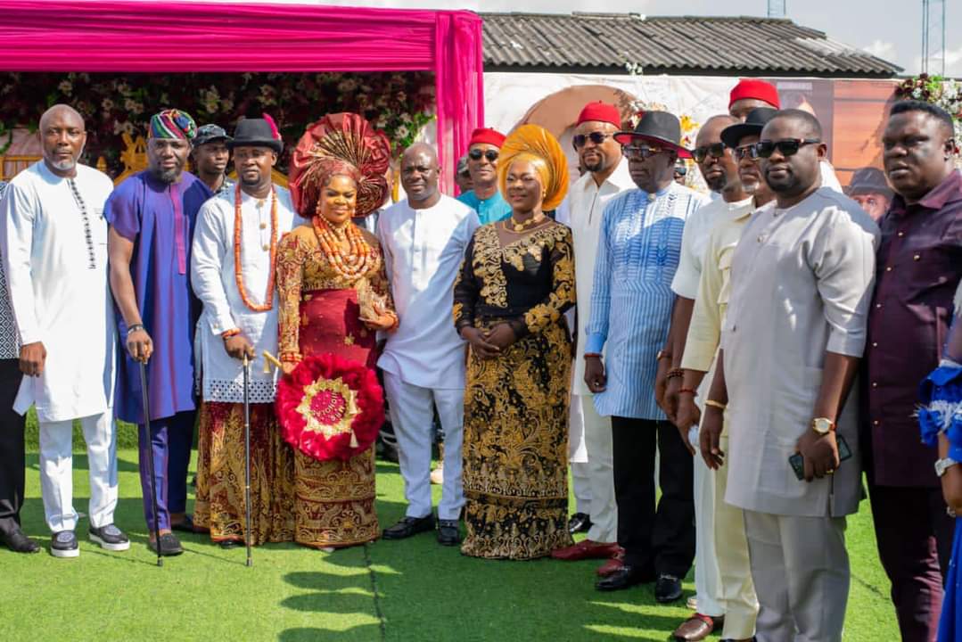 Delta speaker's younger sister, Olivia Guwor marries IYC big boy, Igarama in grand style