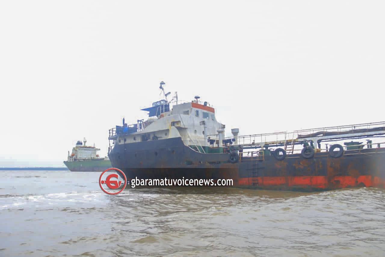 BREAKING: Tompolo’s Tantita intercepts massive vessel carrying illegal crude oil in Delta