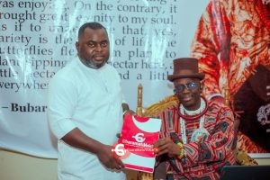[PICTORIAL] GbaramatuVoice gets royal backing from King Dakolo, Chairman Bayelsa Council of Traditional Rulers