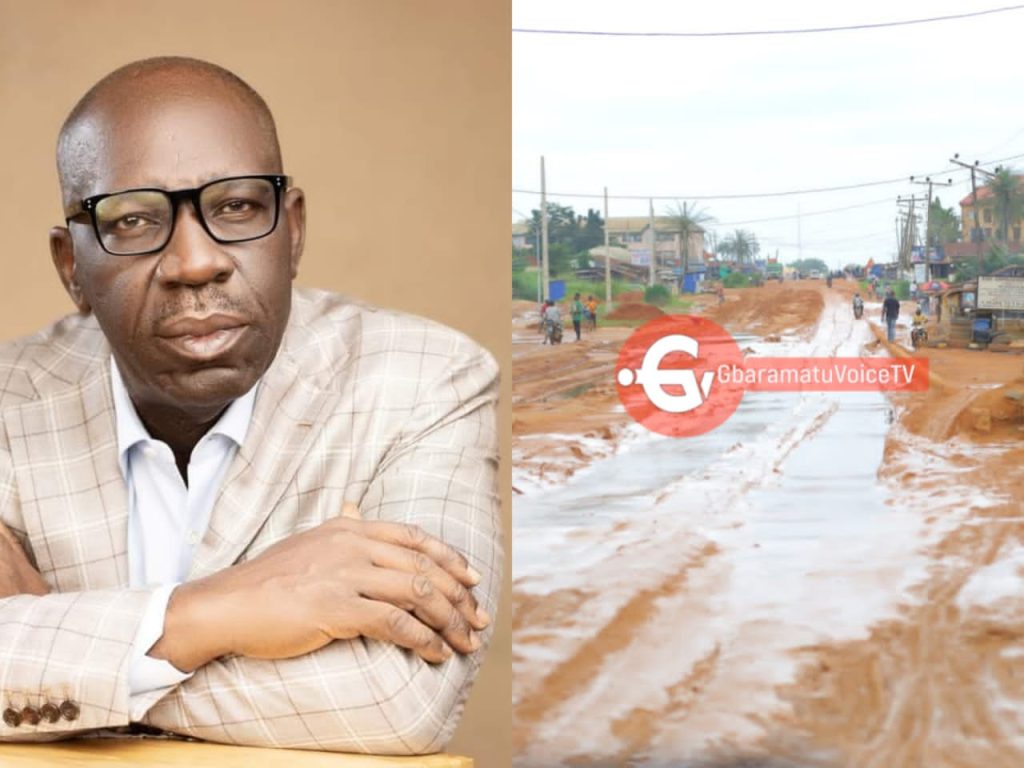 PHOTOS: See terrible state of roads in Governor Godwin Obaseki's Edo state