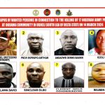 OKUAMA: Nigerian Military Declares 8 Wanted for Killing Soldiers in Delta